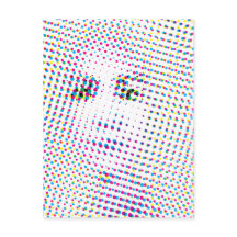 Portrait inspiré par l'art pop