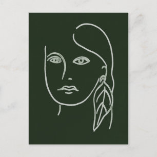 Carte Postale Portrait malachite