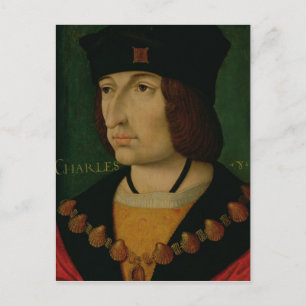 Carte Postale Portrait of Charles VIII  King of France