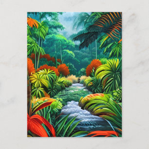 Carte Postale Portrait paysager d'une jungle