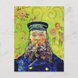 Carte Postale Portrait Postman Joseph Roulin Vincent van Gogh