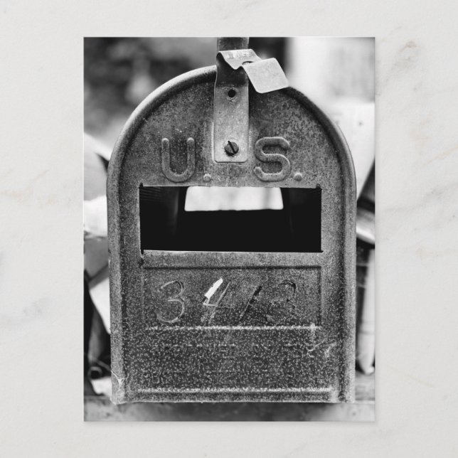 Carte Postale Portrait Rusty Mailbox (Devant)