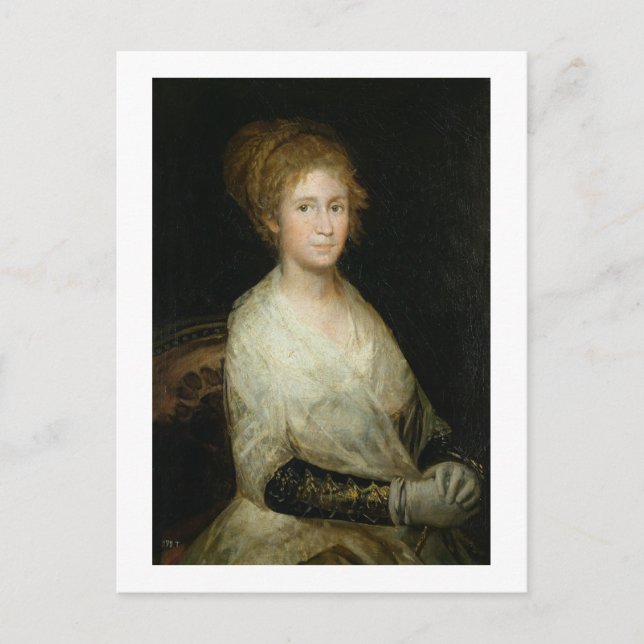 Carte Postale Portrait supposé être Josepha Bayeu (d.1812) épous (Devant)