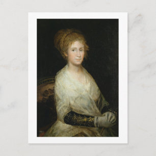Carte Postale Portrait supposé être Josepha Bayeu (d.1812) épous