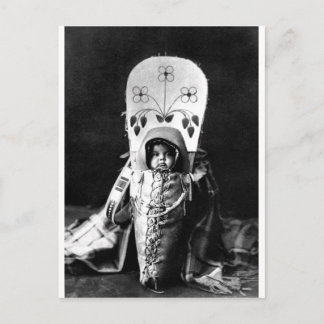 Carte Postale Portrait Vintage amérindien