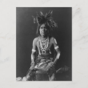 Carte Postale Portrait Vintage amérindien