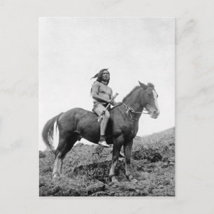 Carte Postale Portrait Vintage amérindien