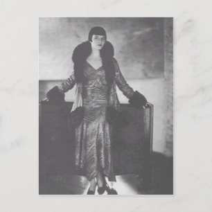 Carte Postale Portraits vintages pour femmes, Illustrat
