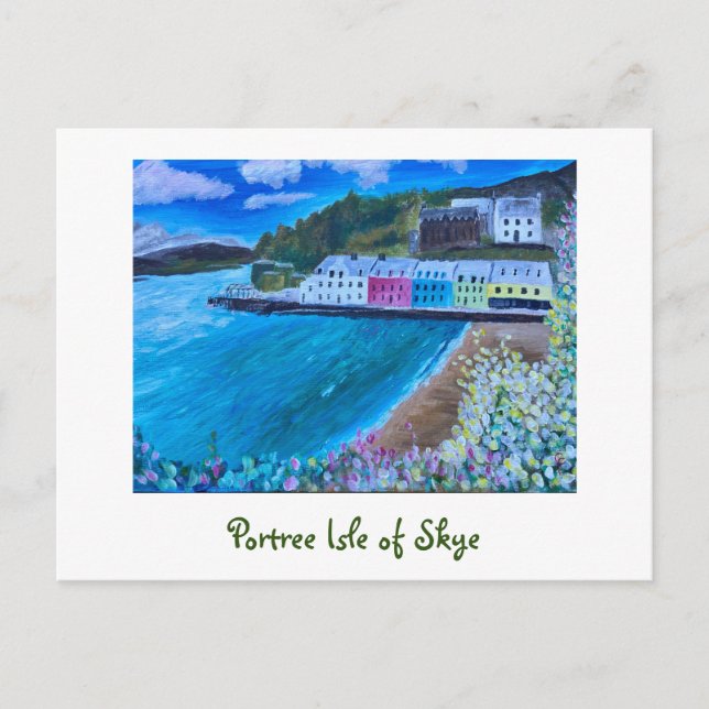 Carte Postale Portree île de Skye  (Devant)