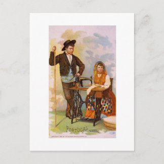 Carte Postale Portugais Garçon+Fille