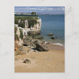 Carte Postale Portugal, Cascais. Praia da Rainha, plage de