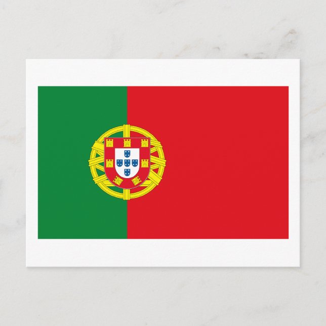 Carte postale Portugal Flag (Devant)