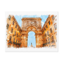 Portugal, Lisbonne, Arc de Rua Augusta