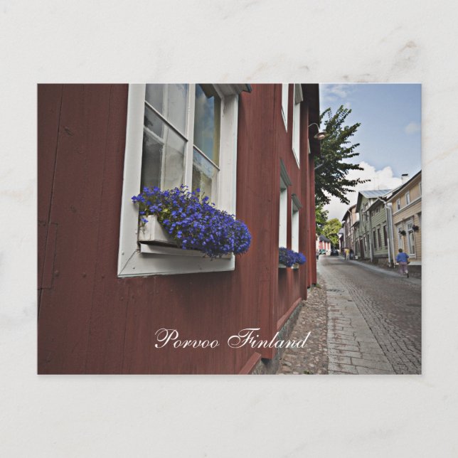 Carte Postale Porvoo Finlande (Devant)