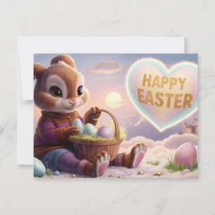 Carte Postale Poscards Happy Easter Lapin 10