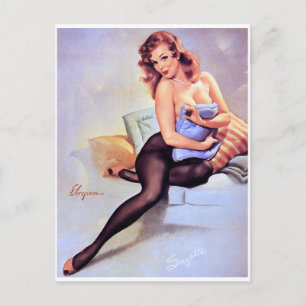 Carte Postale Pose assise