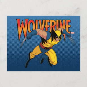 Carte Postale Pose de personnage Wolverine