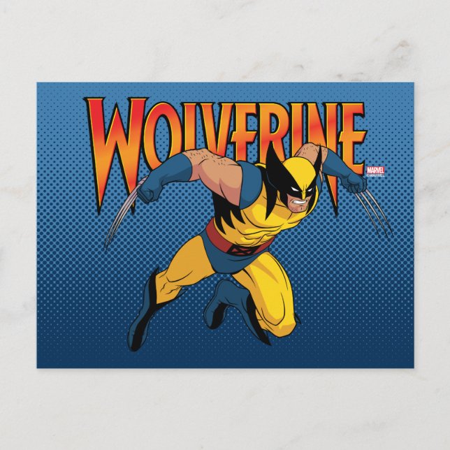 Carte Postale Pose de personnage Wolverine (Devant)