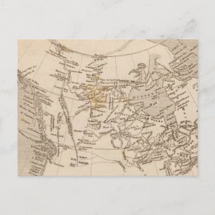 Carte Postale possessions britanniques en Amérique