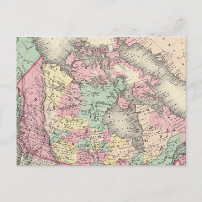 Carte Postale Possessions britanniques, russes et danoises (Devant)