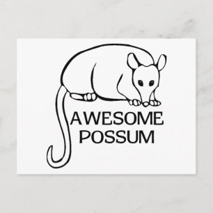 Carte Postale Possum génial