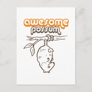 Carte Postale Possum génial