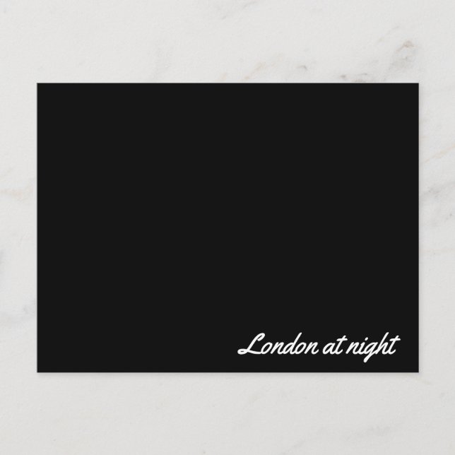 Carte Postale Post-card de Londres (Devant)