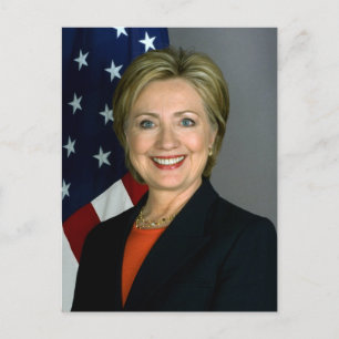 Carte Postale Post-card d'Hillary Clinton