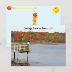 Carte Postale Post-croisement - Réflexions d'automne - Helmetta 