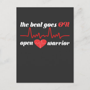 Carte Postale Post Open Heart Chirurgie Bypass récupération obte