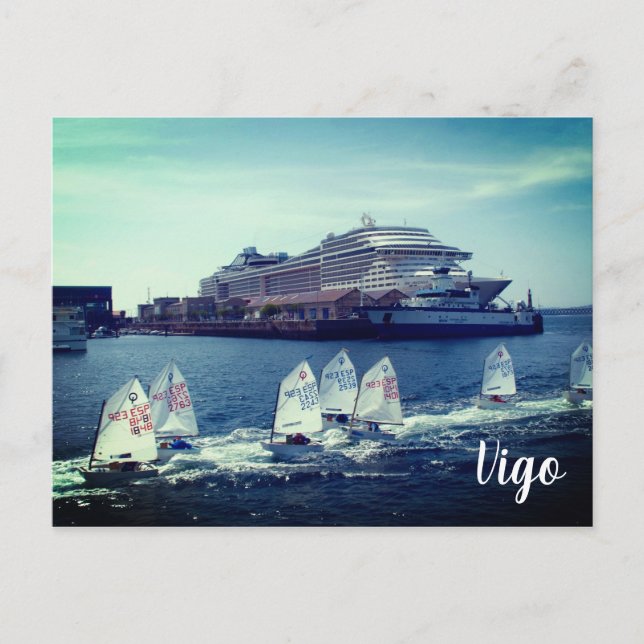 Carte Postale Postal de Vigo (Devant)