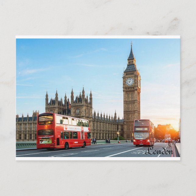 Carte Postale Postal Londres. (Devant)