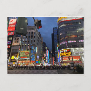 Carte Postale Postal Shinjuku, Tokio