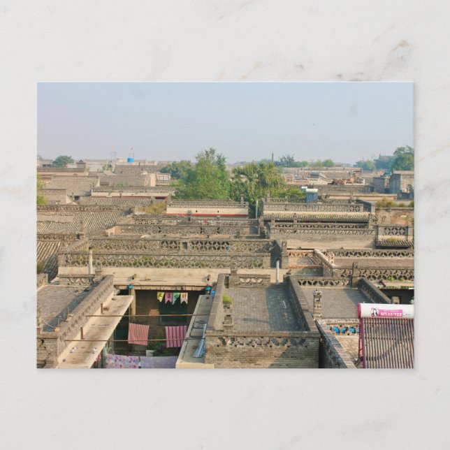 Carte Postale Postal tejados de Pingyao, Chine (Devant)