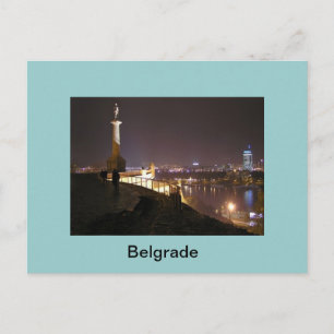 Carte Postale postcard Belgrade monument winner