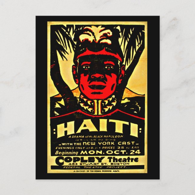 Carte Postale Postcard-Boston WPA Posters-1 (Devant)