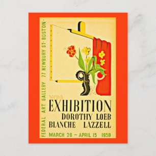 Carte Postale Postcard-Boston WPA Posters-18