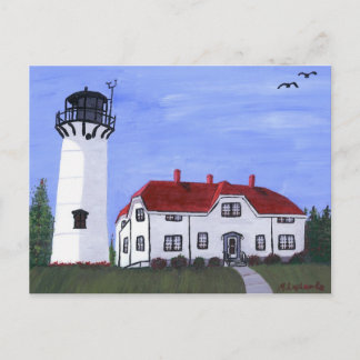 Carte Postale Postcard, Chatham Light by M. Laplante