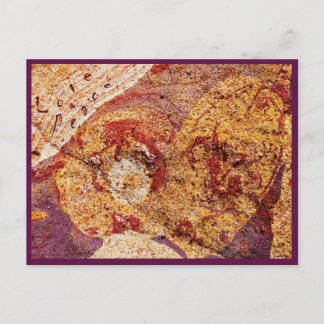 Carte Postale Postcard Love and Peace "Conception de la terre"