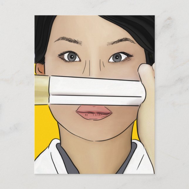 Carte Postale Postcard Lucy Lu Kill Bill (Devant)