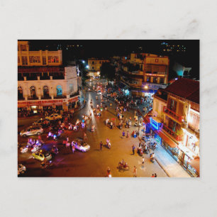 Carte Postale Postcard The Busy Hanoi Streets, Vietnam