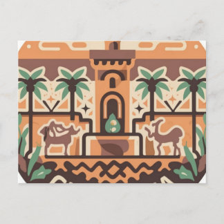 Carte Postale postcard which shows of 'GHARDAIA' in Algerie