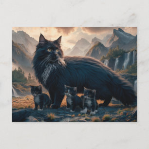 Carte Postale Postcards Cat Série 11 21