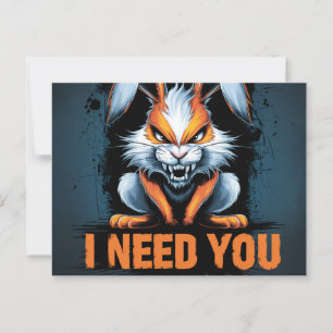 Carte Postale Postcards I Need You 05