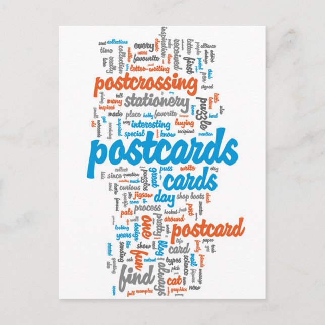 Carte postale "Postcroisement rouge" (Devant)