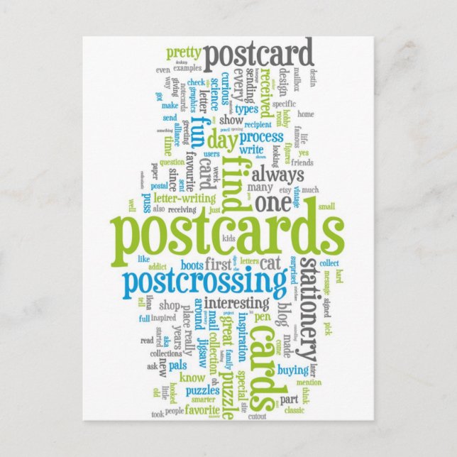 Carte Postale "Postcroisement vert" (Devant)