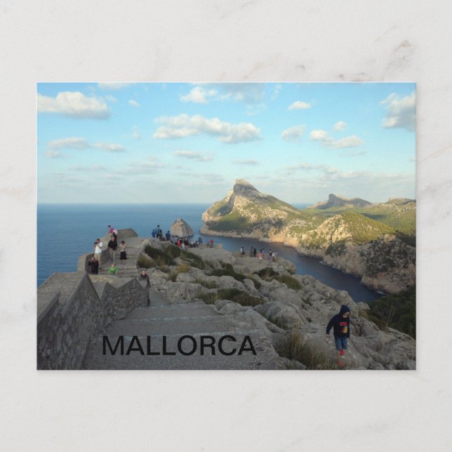 Carte Postale poste Cabo de Formentor, en Majorque (Devant)