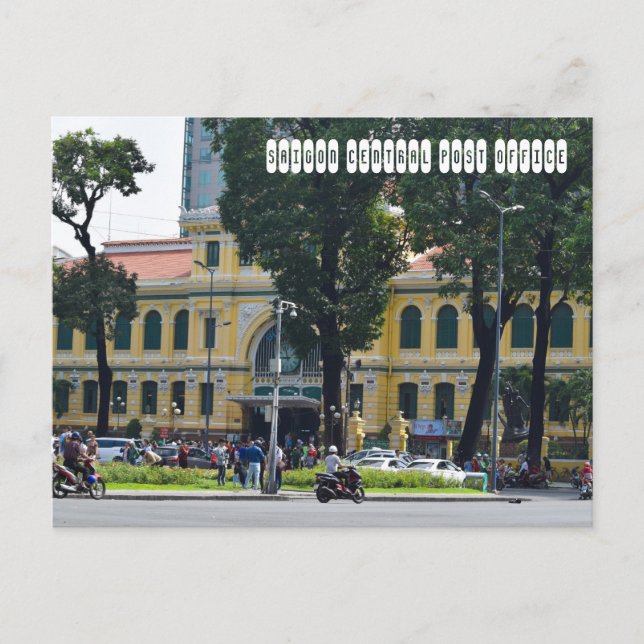 Carte Postale Poste centrale de Saigon (Devant)