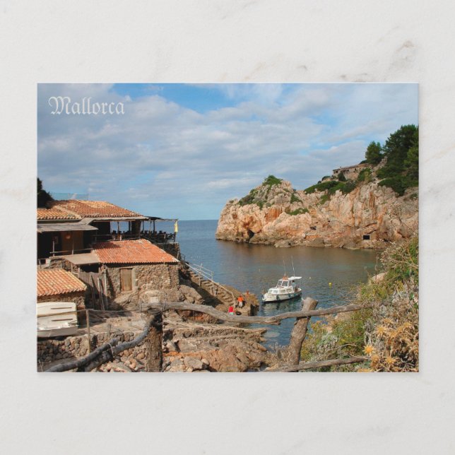 Carte Postale Poste de Cala Deià en Mallorca - Majorque (Devant)