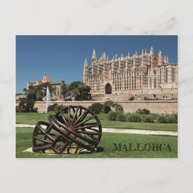Carte Postale Poste de la Catedral de la isla de Mallorca (Devant)
